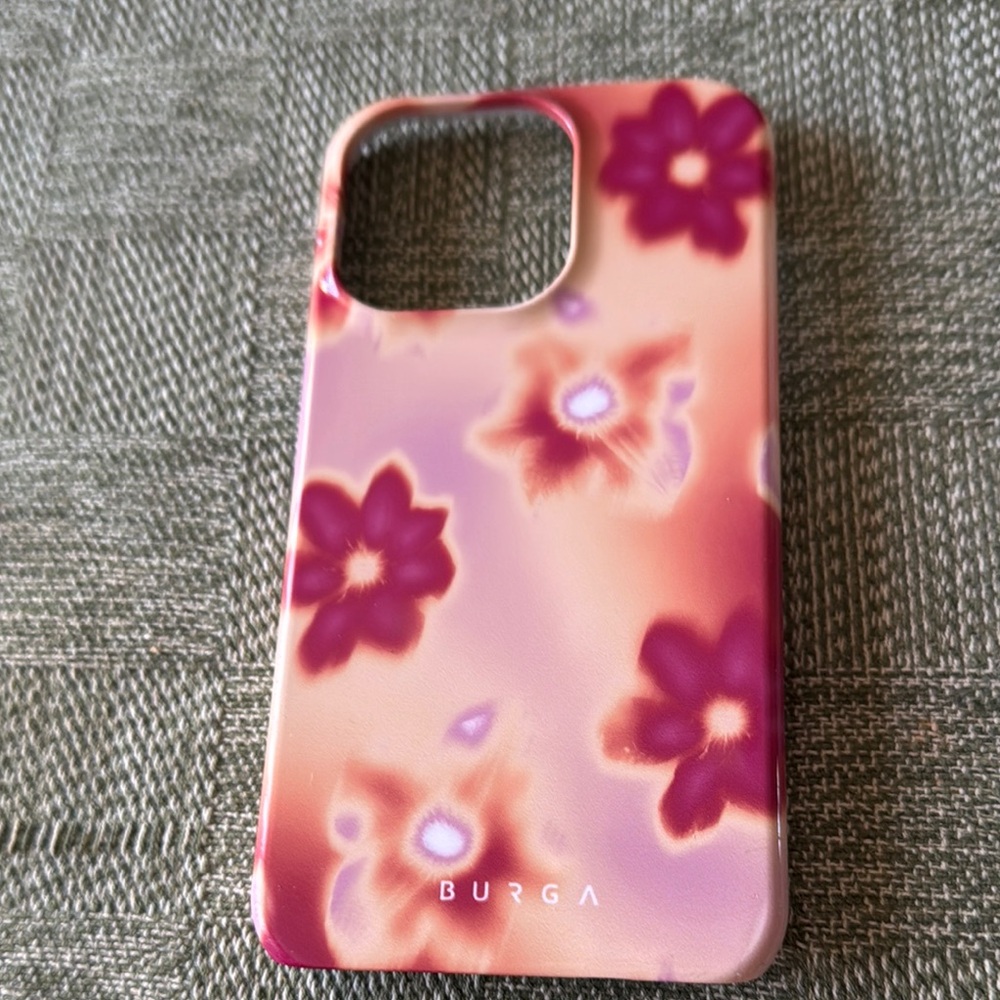 Burga Floral iPhone Case - Pink and Purple